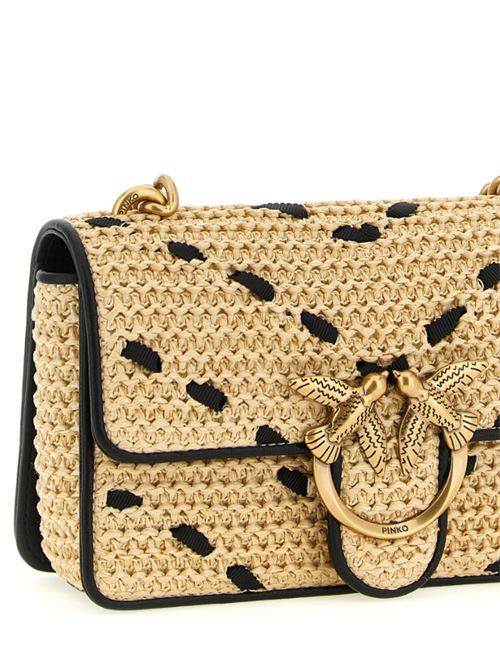 LOVE ONE MINI PINKO | 104550.A1RLHZ3Q PAGLIA/NERO-ANT. GOLD